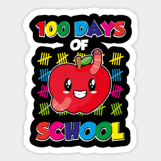 Back to The School 100 days of school Sticker